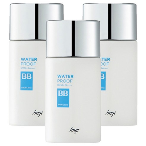 더페이스샵 워터 프루프 BB크림 SPF50+ PA++++, V201애프리콧베이지, 50ml, 3개