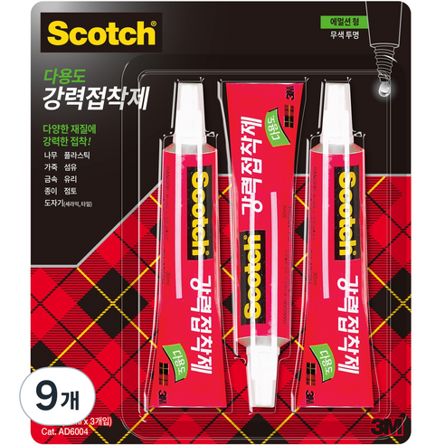 스카치 3M 다용도 강력접착제 에멀젼형, 9개