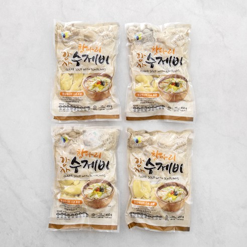 삼호농산 항아리 감자 수제비, 450g, 8개