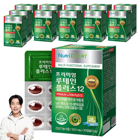 뉴트리디데이 프리미엄 루테인 플러스 12, 30정, 12개