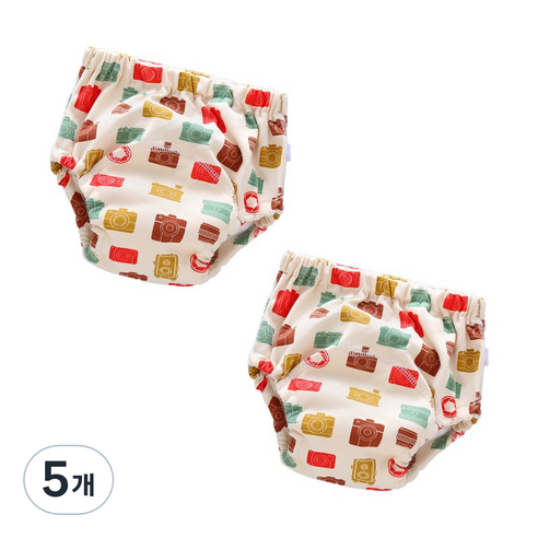 스타도어 유아용 큐트패턴 배변팬티 2p 세트, 카메라, 5개