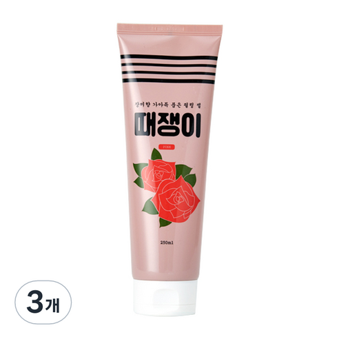 때쟁이 바디 필링 젤 장미향, 250ml, 3개