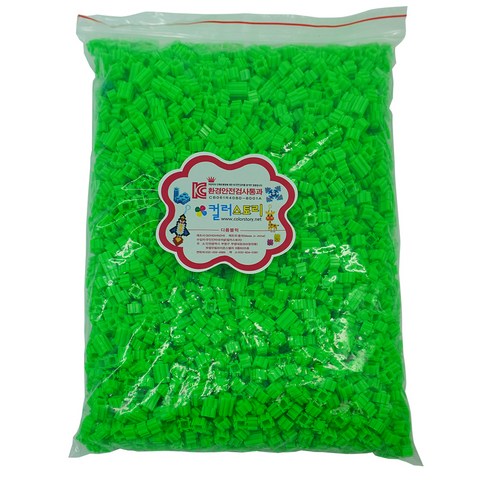 컬러스토리 디폼블럭 10mm 1kg B14 3030p, 연두색, 1개