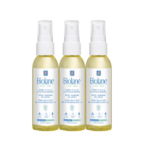 비올란 베이비 스위트 아몬드 오일 스프레이, 3개, 75ml