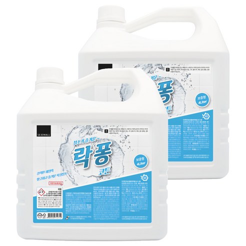락퐁 욕실세정제 코튼향, 4L, 2개