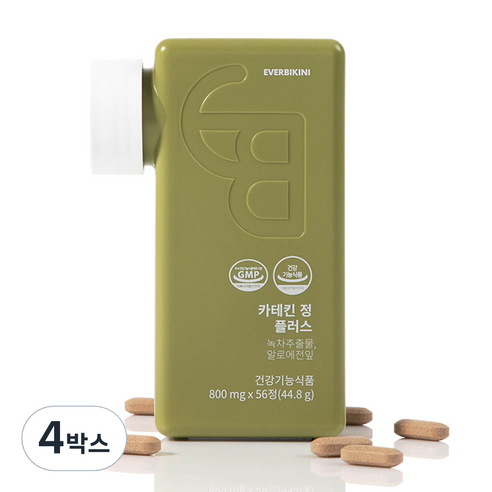 에버비키니 카테킨 정 플러스, 56정, 4개