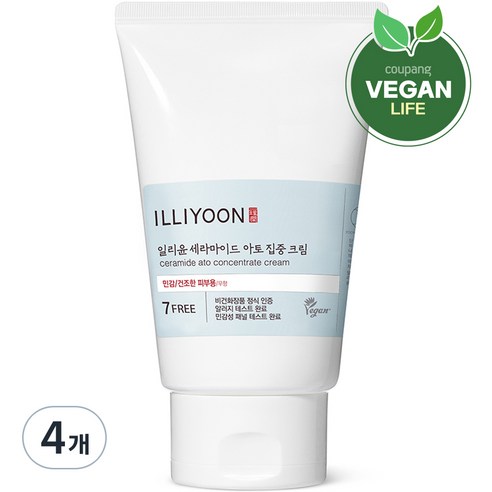 일리윤 세라마이드 아토 집중 크림, 200ml, 4개