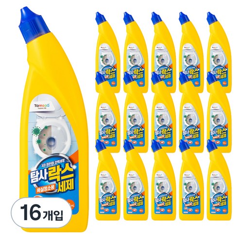 탐사 욕실청소용 락스세제, 750ml, 16개