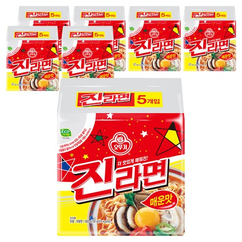 오뚜기 진라면 매운맛 120g