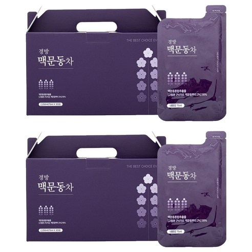 경방신약 맥문동차, 2.25L, 2개