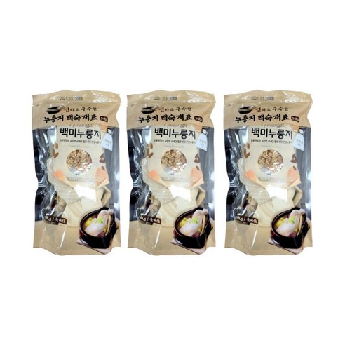 찐 하고 구수한 누룽지 백숙 재료, 190g, 3개