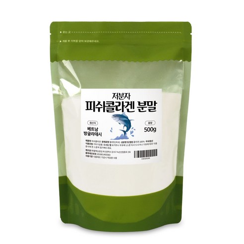 참좋은데이 저분자 피쉬콜라겐 분말, 500g, 3개