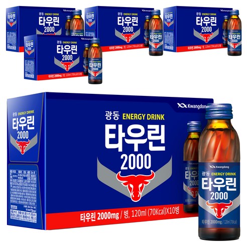광동제약 타우린 2000, 120ml, 50개
