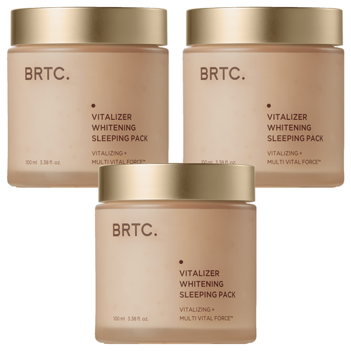 비알티씨 바이탈라이저 화이트닝 슬리핑 팩, 100ml, 3개