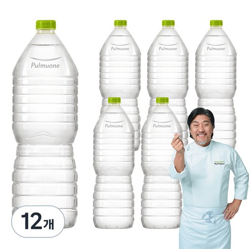 풀무원샘물 생수 무라벨, 2L, 12개