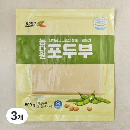 농다원 포두부, 3개, 500g