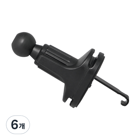 레드빈 케이블 클립 스틸 후크 레버형 차량용 거치대 부품 DLAM, 6개, 블랙