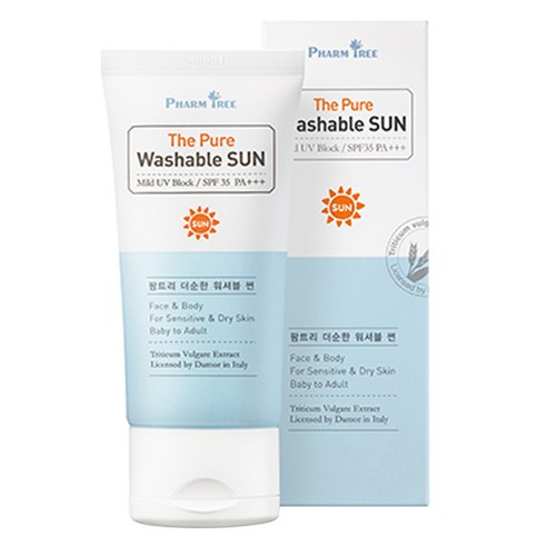 팜트리 더순한 워셔블 썬 SPF35 PA+++, 50ml, 10개