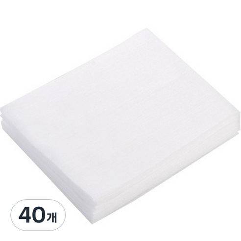 꼬까 틈새 청소포 리필, 화이트, 40개