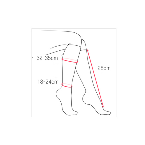 글램모먼트 메디컬 서포트 스타킹으로 혈액 순환을 개선하고 다리 건강을 향상시키세요.