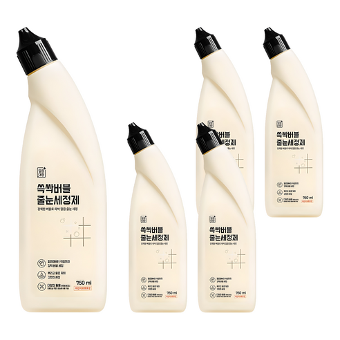 깔끔대장 쓱싹버블 줄눈세정제, 750ml, 5개
