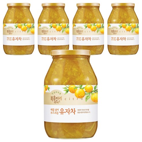 복음자리 배를 넣어 부드러운 유자차, 1.03kg, 1개입, 5개