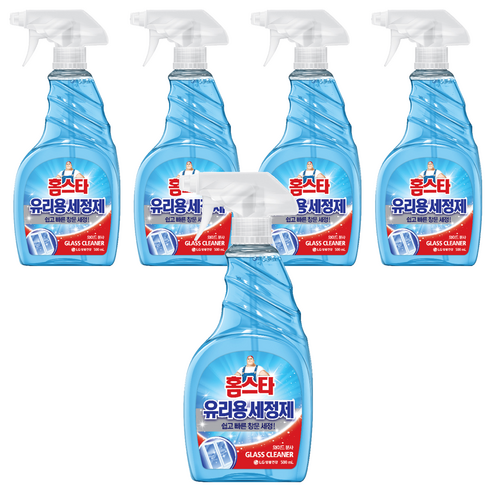홈스타 유리용 세정제, 500ml, 5개