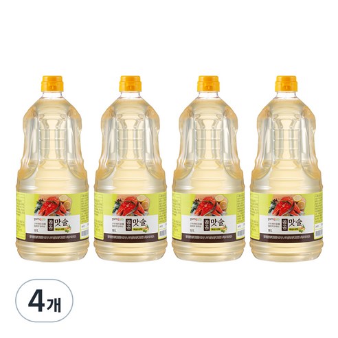 곰곰 맛술 매실&생강, 1.8L, 4개