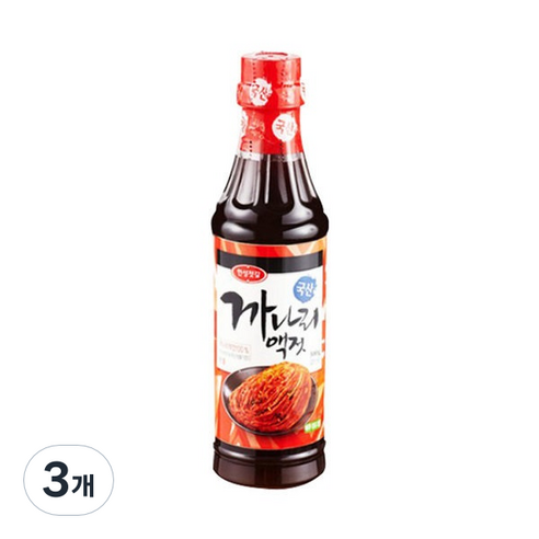 [한성기업] 액젓, 500g, 3개