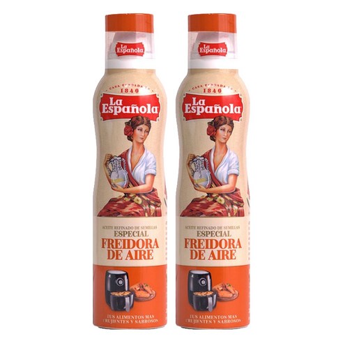 에스파뇰라 스프레이 에어프라이어용 오일, 200ml, 2개