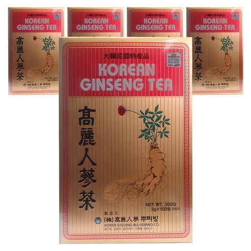 고려인삼뿌리방 고려 인삼차, 3g, 100개입, 5개