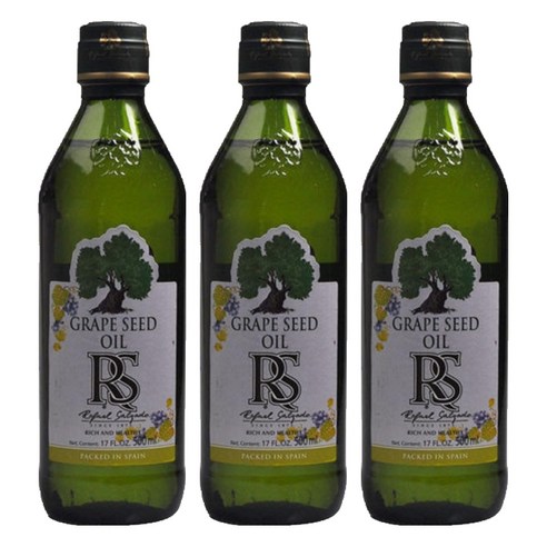 라파엘 살가도 포도씨유, 500ml, 3개