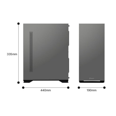 주연테크 2023 굿워크 라이젠5 5600G Radeon Graphics7 AMD, 그레이, 16GB, 256GB, WIN11 Home, D2v56GW-16G