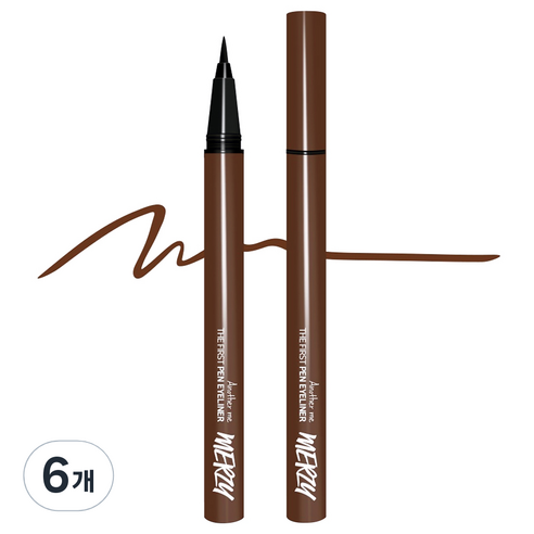 머지 더 퍼스트 펜 아이라이너 0.5g, 커피번, 6개