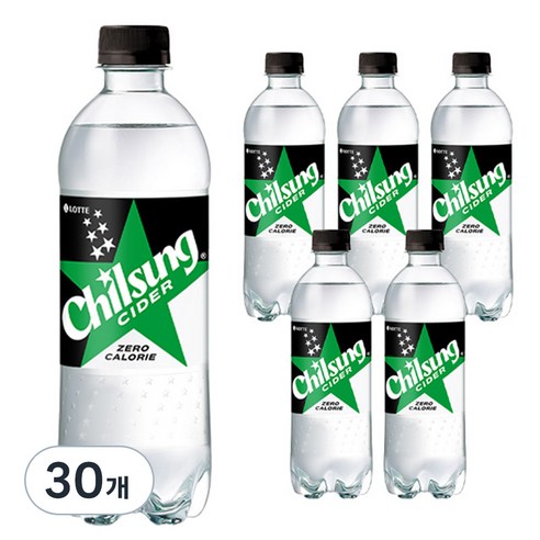 칠성사이다 제로, 500ml, 30개