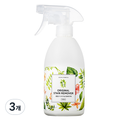 생활공식 오리지널 얼룩제거제, 500ml, 3개