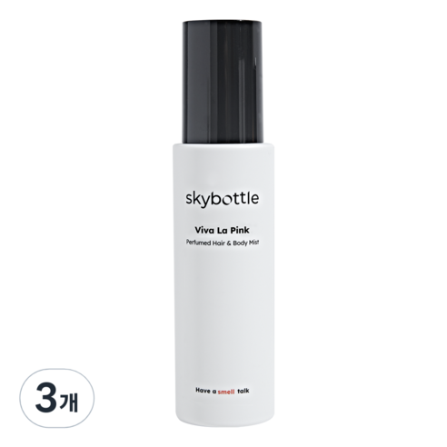 스카이보틀 퍼퓸 헤어 & 바디미스트 비바라핑크, 100ml, 3개
