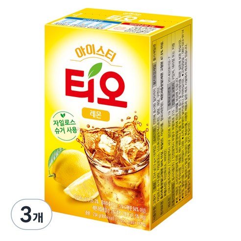 티오 아이스티 레몬맛, 13g, 18개입, 3개