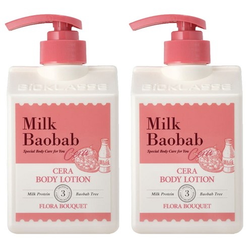 밀크바오밥 퍼퓸 바디로션 플로라부케향, 600ml, 2개