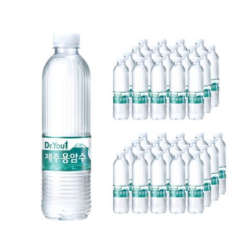 오리온 닥터유 제주용암수 음료, 530ml, 40개