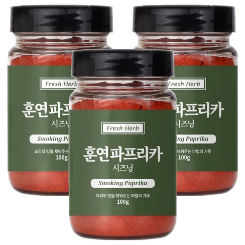 신선약초 훈연 파프리카 시즈닝, 100g, 3개
