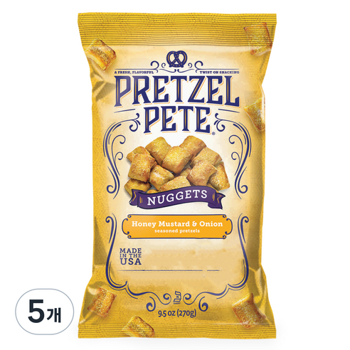 프레첼피트 허니 머스타드 어니언, 270g, 5개