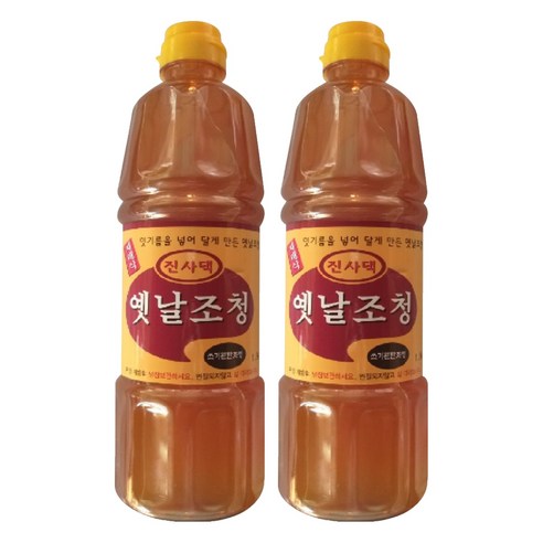 한강 진사댁 재래식 옛날 조청, 1.2kg, 2개