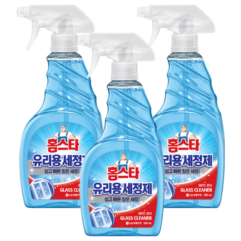 홈스타 유리용 세정제, 500ml, 3개
