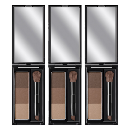 케이트 디자이닝 아이브로우 3D 2.2g, EX-5 내추럴 브라운, 3개