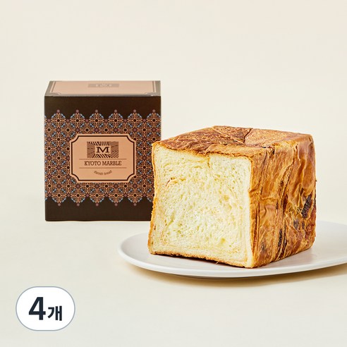 교토마블 치즈 데니쉬 식빵, 538g, 4개