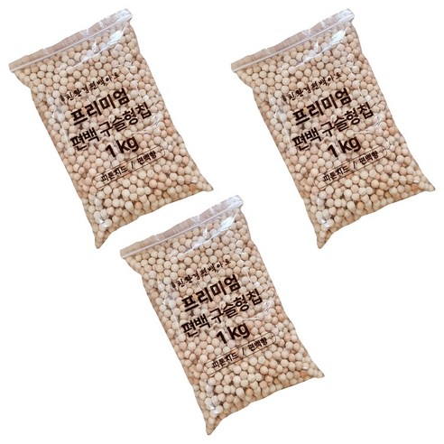 편백아트 프리미엄 편백 구슬형 칩, 3개, 1kg