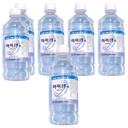 대한약품공업주식회사 아이콘 렌즈 세정액, 1L, 6개