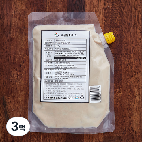 엠에스푸드 우골농축액 A, 600g, 3팩