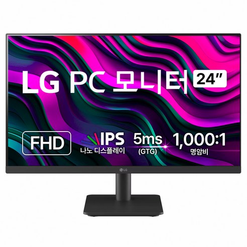 LG전자 FHD PC 모니터, 60.4cm, 24MS500